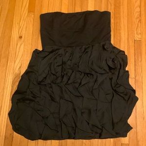 Lauren Conrad Black Ruffled Dress